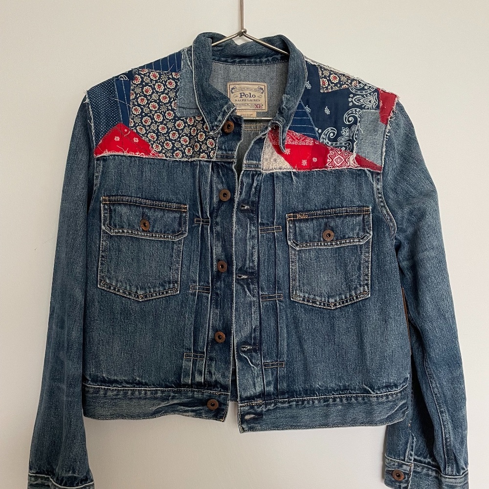 Polo Ralph Lauren Women's Blue Denim Jacket Sz XL